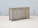 26-1441, Groen dressoir met deuren en lades
