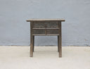 52-352, Sidetable in donker hout