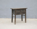 52-352, Sidetable in donker hout