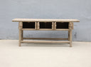52-3730, Houten sidetable met 6 lades