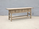 52-3730, Houten sidetable met 6 lades