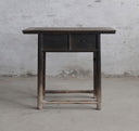 BT-1405, Zwarte sidetable met 2 lades
