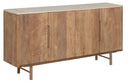 DS 341, Houten dressoir met betonnen blad