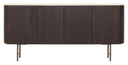 DS 342, Donker houten dressoir met betonnen blad