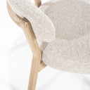 FT 411, Fauteuil -Millie- naturel in Beige en Taupe