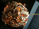 HG 113, Kroonluchter van damhertgewei met 6 lampen, model -Ballon-