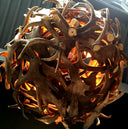 HG 113, Kroonluchter van damhertgewei met 6 lampen, model -Ballon-