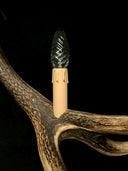 HG 261, Kroonluchter van edelhertgewei met 3 lampen
