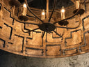 HL 114, Ronde metalen hanglamp, zilver