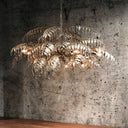 HL 125-A, Hanglamp met bladeren design, zilver
