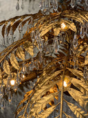HL 125-B, Hanglamp met bladeren design, brons