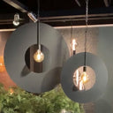 HL 135-A, Zwarte hanglamp cirkel
