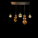 HL 150-A, Hanglamp met meerdere lampen, Brons