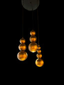 HL 151-A, Hanglamp met 3 lampen, Brons