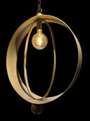 HL 153-B, Hanglamp met cirkels, Brons