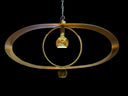 HL 154-A, Ovale hanglamp, Brons