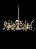 HL 161-B, Grote hanglamp, Zilver