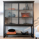KT 191, Hoge kast met 2 deuren, zwart