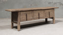 L-449, Houten tv meubel met 3 lades