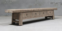 L-473, Houten tv meubel met 4 lades