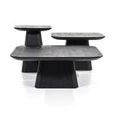 ST 405, Set salontafels -Ron- in Zwart en Bruin