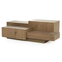 ST 442, Salontafel -Quinn- Bruin, in 2 maten