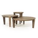 ST 445, Set van 3 houten salontafels -Diana-