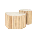ST 519, Set van 2 salontafels -Nica- Naturel
