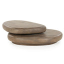 ST 526, Donker houten salontafel met schuifbaar blad -Bobo-