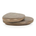 ST 526, Donker houten salontafel met schuifbaar blad -Bobo-
