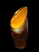 TL 232, Organische tafellamp, Corten/Gold