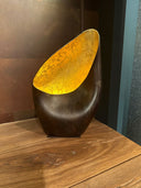 TL 233, Organische tafellamp L, Corten/Gold