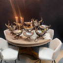 Diverse gewei schalen en champagne koelers