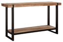 WT 302, Houten sidetable met onderplank