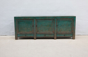 42-3628, Blue sideboard with 3 doors and 3 drawers