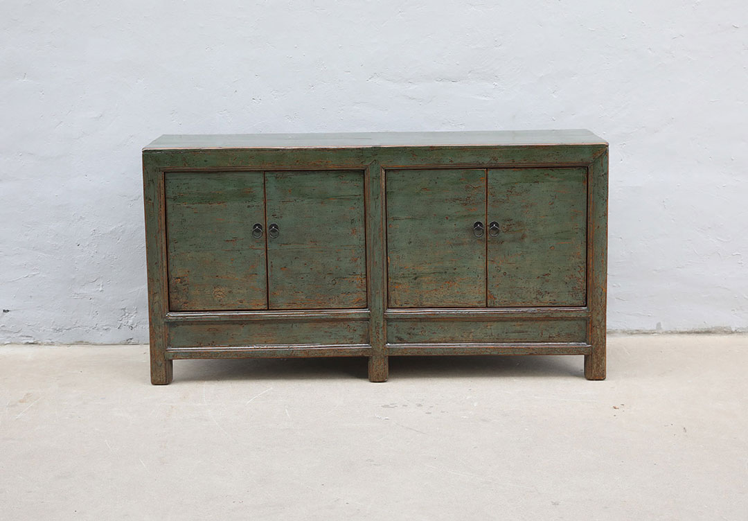 42-3630, Green sideboard with 4 doors