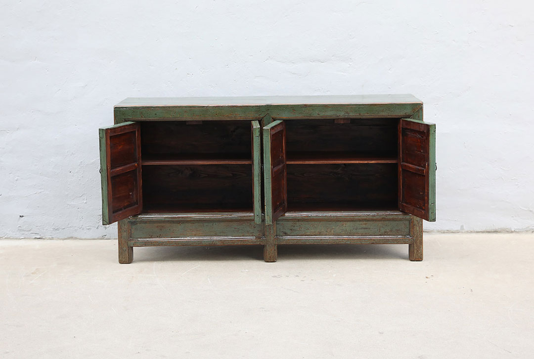 42-3630, Green sideboard with 4 doors