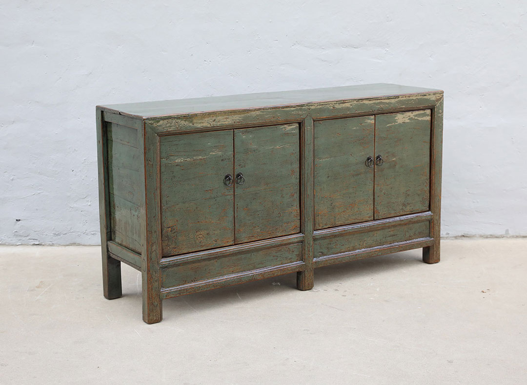 42-3630, Green sideboard with 4 doors