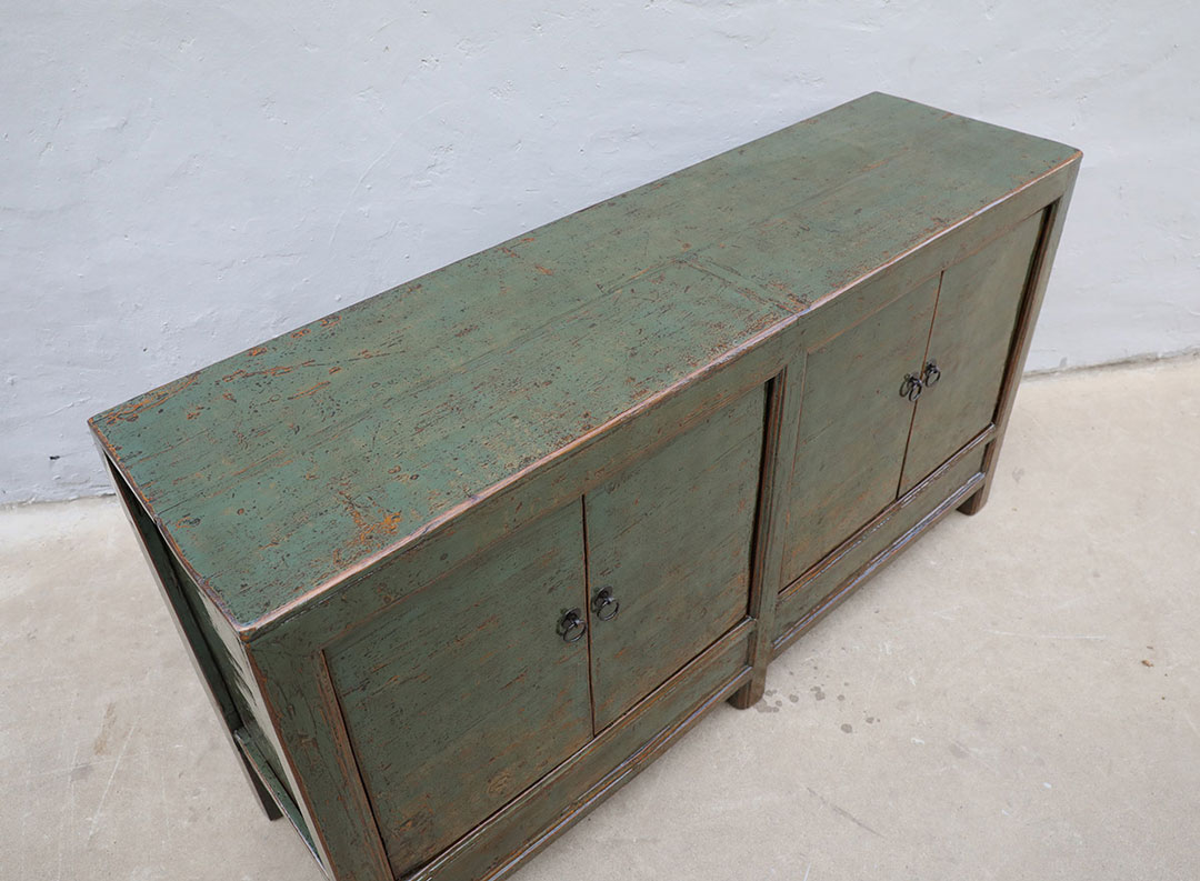 42-3630, Green sideboard with 4 doors