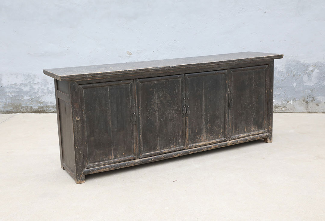 A120, Black sideboard with 4 doors