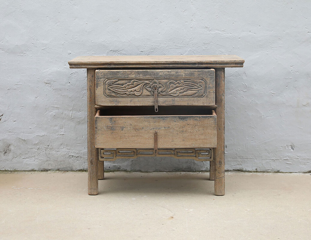 A122, Side table with 2 drawers