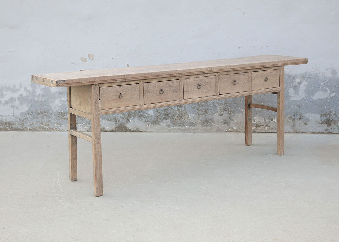 A125, Side table with 5 drawers