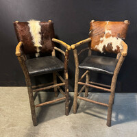 BK 525, Bar stool with cowhide