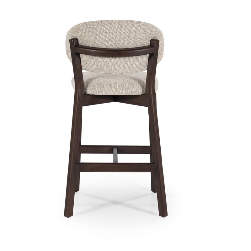 BK 618, Bar chair -Vicky- Brown/Taupe