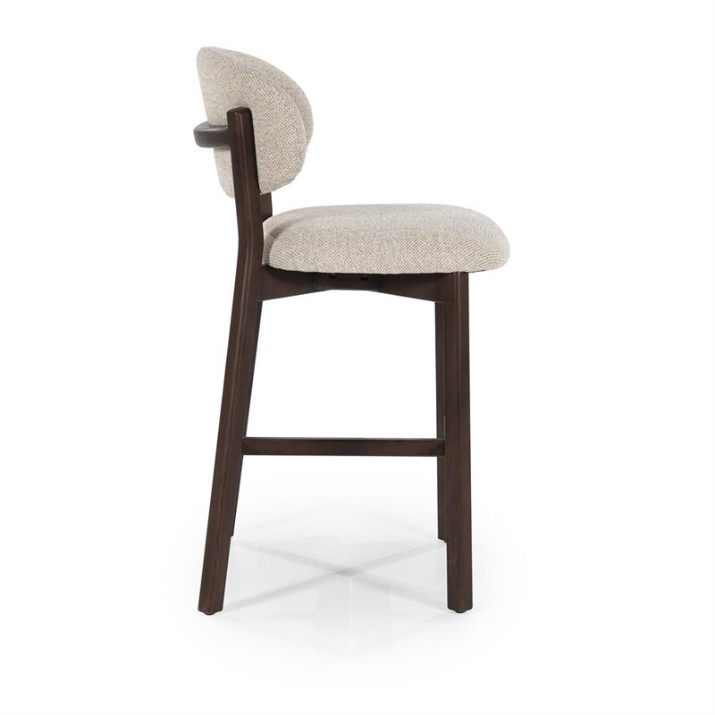 BK 618, Bar chair -Vicky- Brown/Taupe