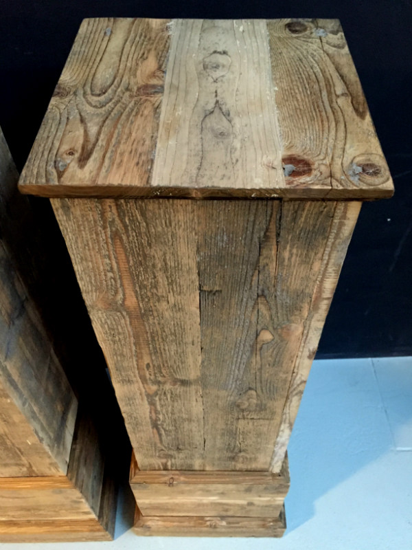 zuiverheid Vorm van het schip Vernauwd Handgemaakte houten zuilen - Decoratie artikelen. landelijke  woondecoraties. - De Jong Interieur