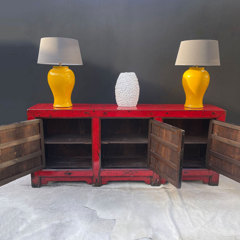 DS 404, Red sideboard with 3 doors