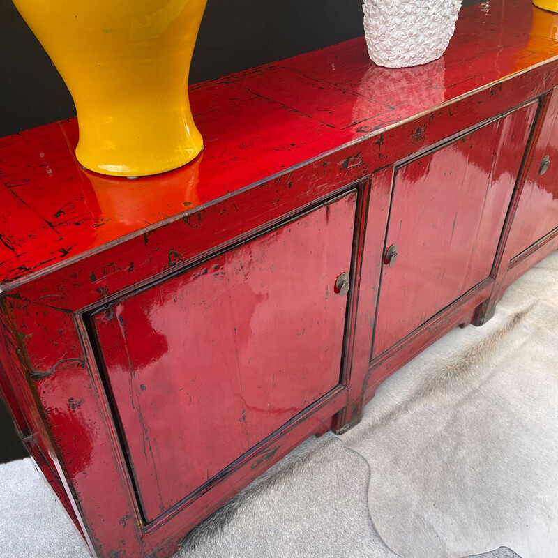 DS 404, Red sideboard with 3 doors