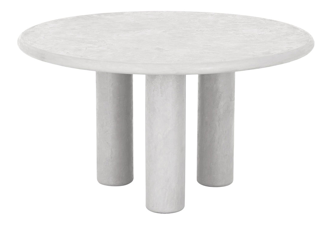 ET 336, Round concrete look dining table 