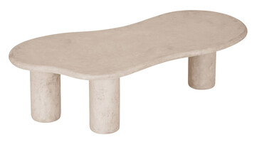 ST 337, Beige organic coffee table